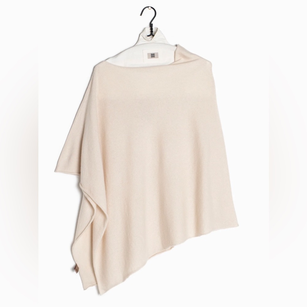 Elegant Cream Poncho